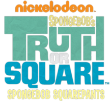 SpongeBob's Truth or Square title screen for Nintendo DS